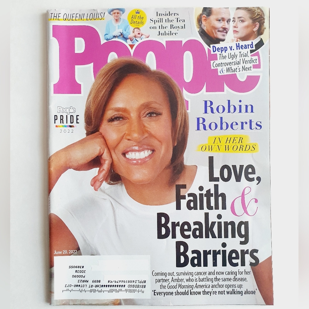 People Magazine June 20, 2022  Robin Roberts - People Pride - Depp V. Heard